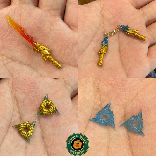 Ninjago Weapon Effects Custom Minifigure Accessories Toys