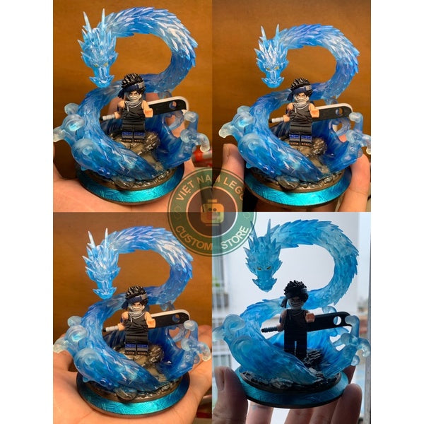 Water Release Display Base Custom Minifigure Accessories - Naruto Inspired