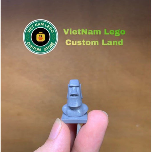 Moai Rock From Resurrection Island Custom Minifigure Accessories Toys