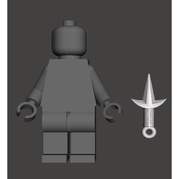 Minato Kunai From Naruto Custom Minifigure Accessories Toys