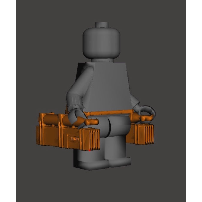 Hand-Held Combat and Flight Gear From Attack on Titan Minifigures Accessories