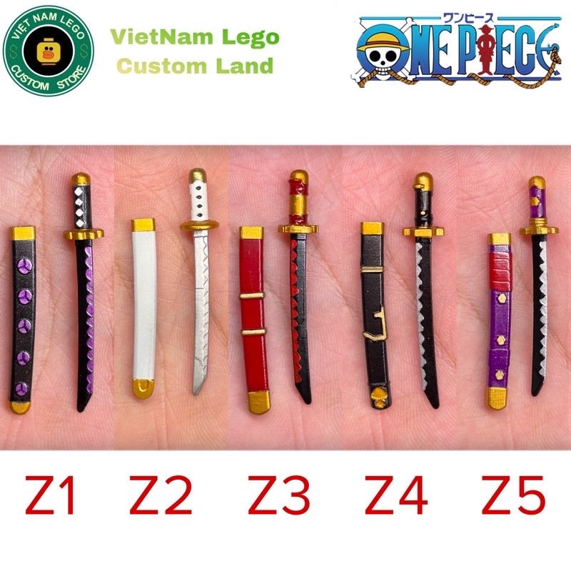 Haki Effect For Zoro From One Piece Custom Minifigure Accessories Toys