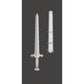 Custom Natural Flower Themed Sword – Minifigure Accessory