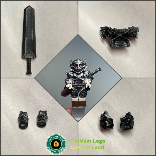 Custom Minifigures Accessories: Guts Character Accessories (Berserk)