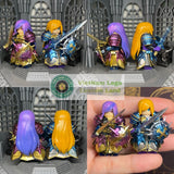 Female Warrior Armor Knight From Game Custom Minifigures Toys