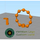 Six Paths Chakra Orbs – Custom Minifigure Accessory Inspired by Naruto