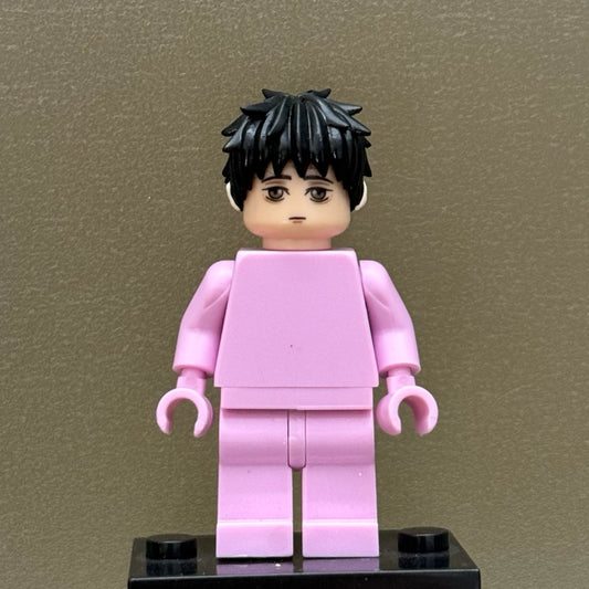 Custom Minifigure Face & Hair Set – Toji Fushiguro & Yuta Okkotsu (Jujutsu Kaisen)