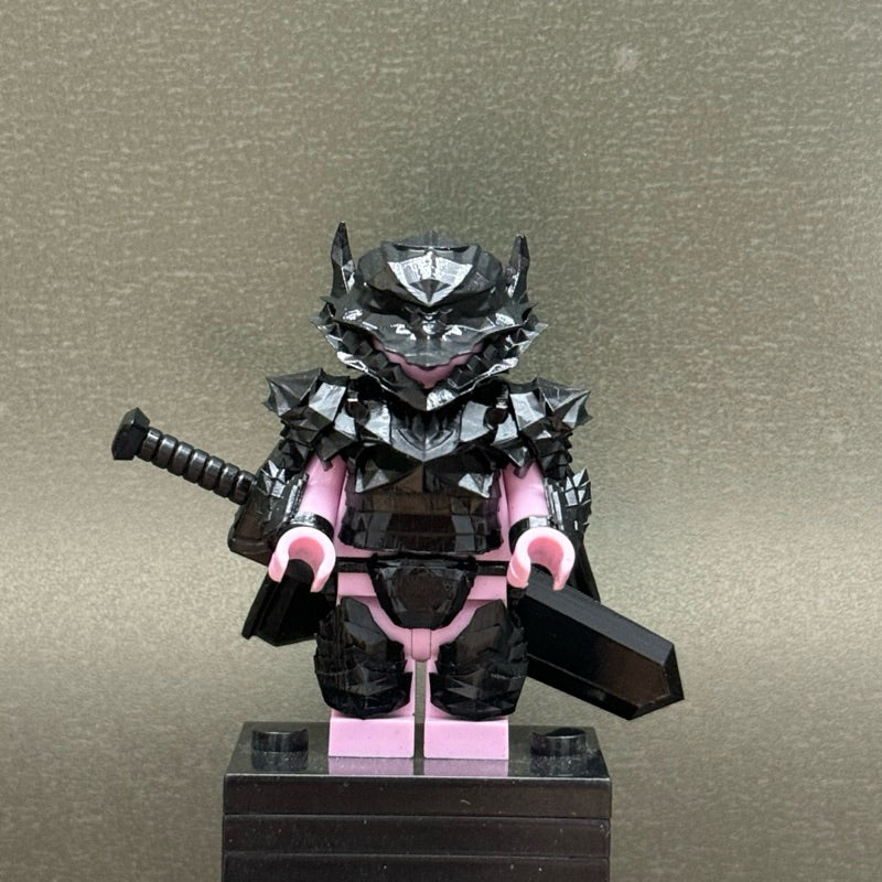 Guts "Berserker Armor" Set – Custom Minifigure Accessories Inspired by Berserk